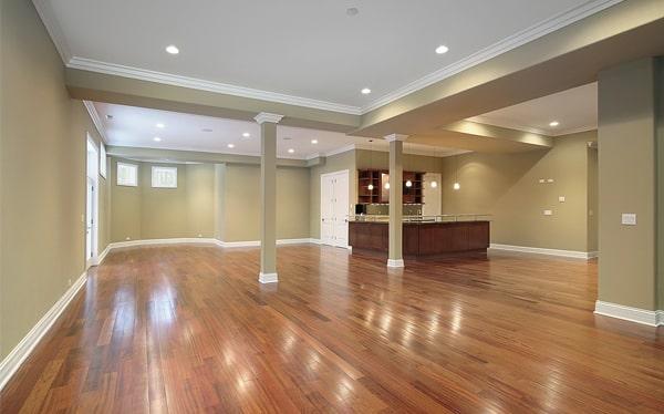 hardwood flooring includes options like oak, maple, and cherry